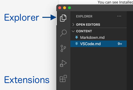 VS Code window